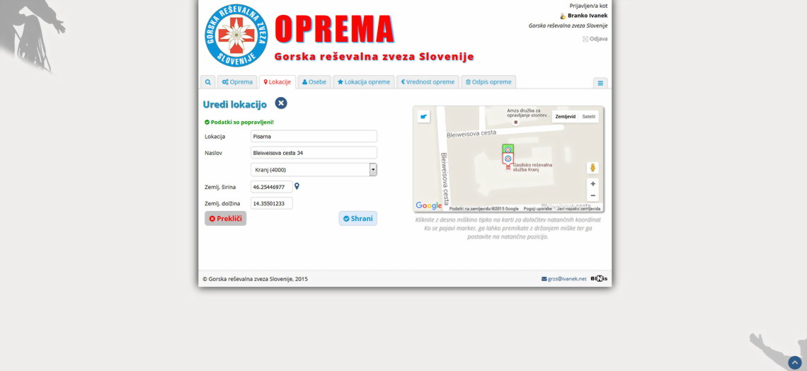 OPREMA | GRZS